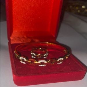 Stainless Steel Gold set
